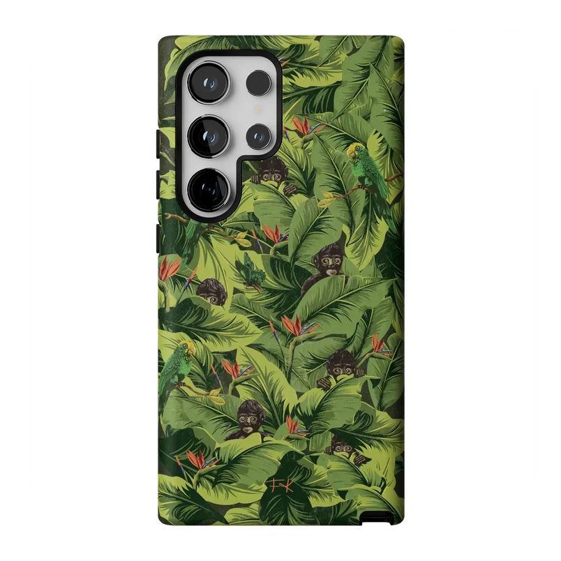 Sneaky Monkeys | Frida Kahlo Jungle Floral Case iPhone Case get.casely Essential Galaxy S24 Ultra 