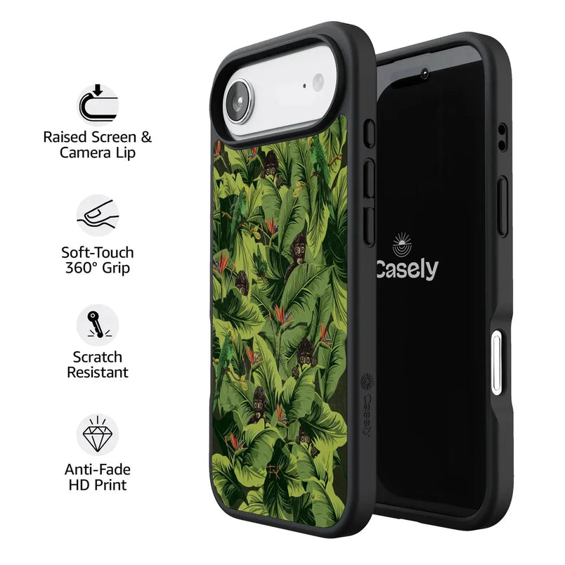 Sneaky Monkeys | Frida Kahlo Jungle Floral Case iPhone Case get.casely 