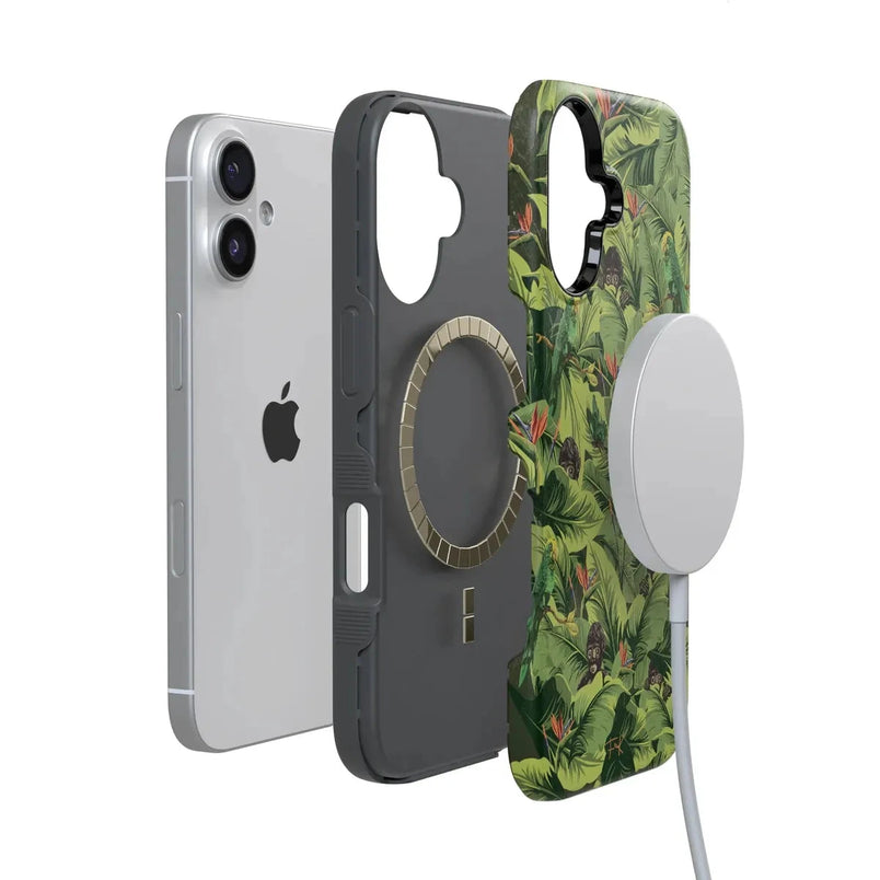 Sneaky Monkeys | Frida Kahlo Jungle Floral Case iPhone Case get.casely 