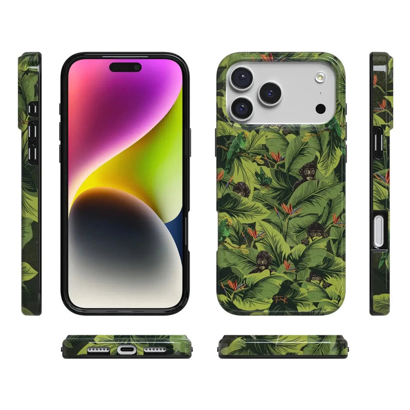 Sneaky Monkeys | Frida Kahlo Jungle Floral Case iPhone Case get.casely 
