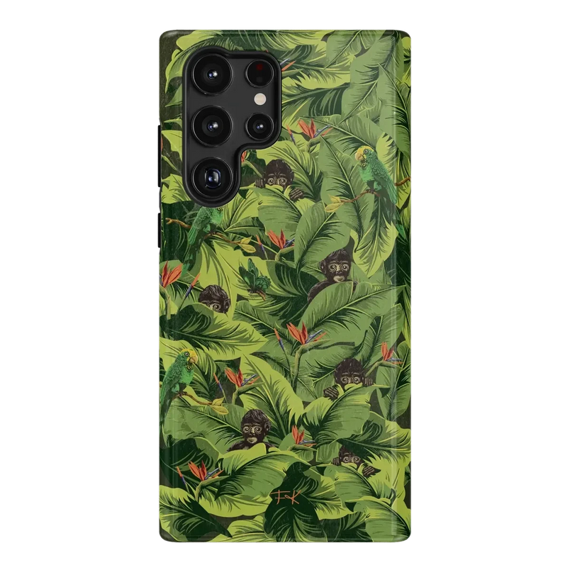 Sneaky Monkeys | Frida Kahlo Jungle Floral Case iPhone Case get.casely 