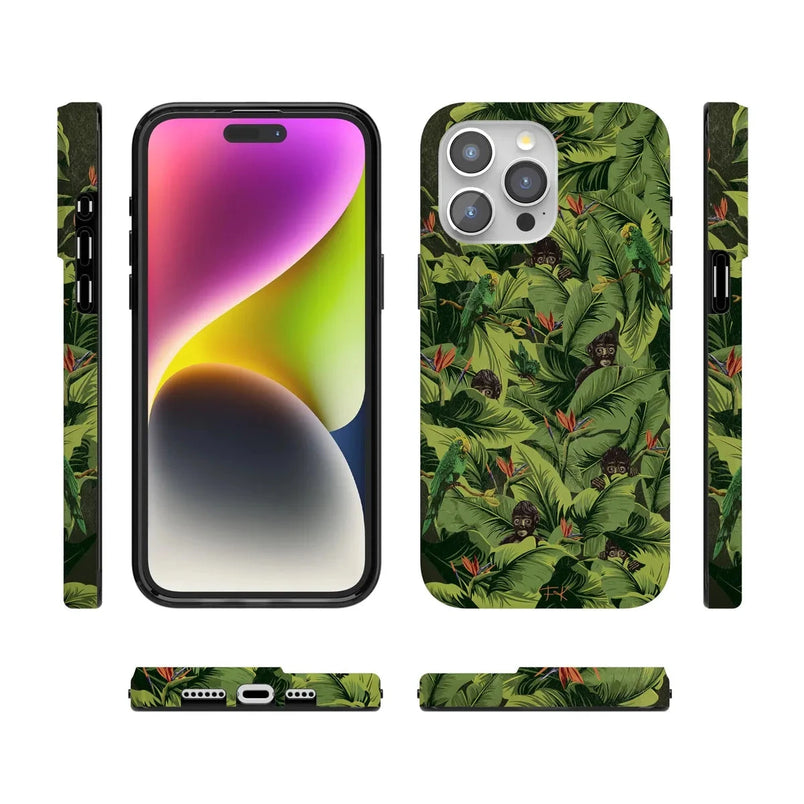 Sneaky Monkeys | Frida Kahlo Jungle Floral Case iPhone Case get.casely 