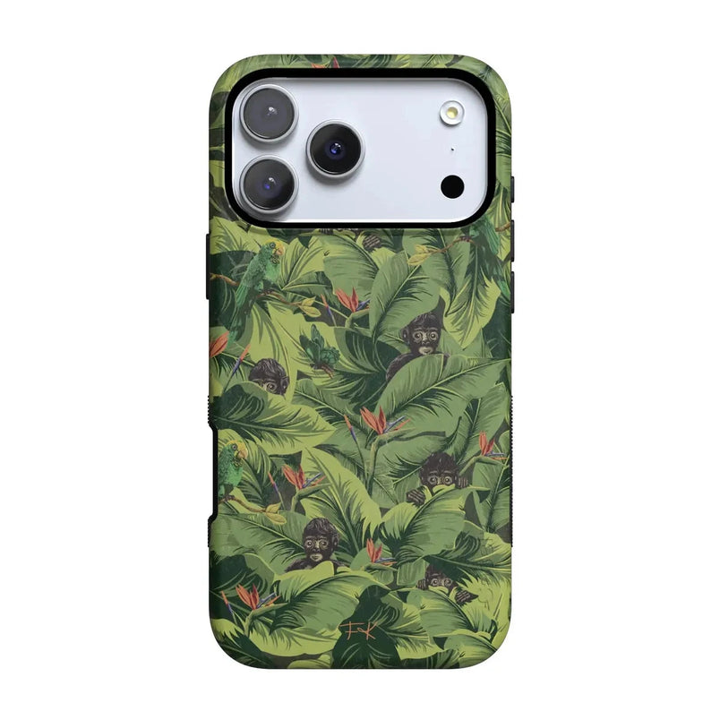 iPhoneアクセサリー Frieda Sneaky Monkeys | Frida Kahlo Jungle Floral Case