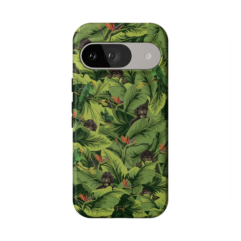 Sneaky Monkeys | Frida Kahlo Jungle Floral Case iPhone Case get.casely 