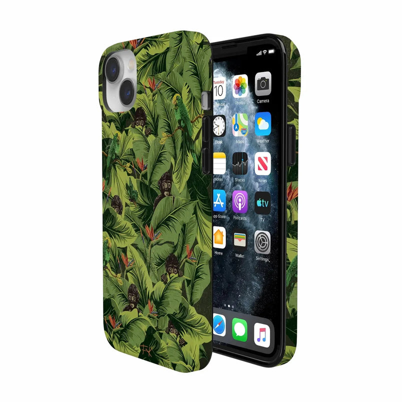 Sneaky Monkeys | Frida Kahlo Jungle Floral Case iPhone Case get.casely 
