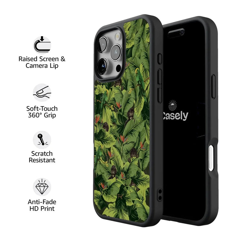 Sneaky Monkeys | Frida Kahlo Jungle Floral Case iPhone Case get.casely 