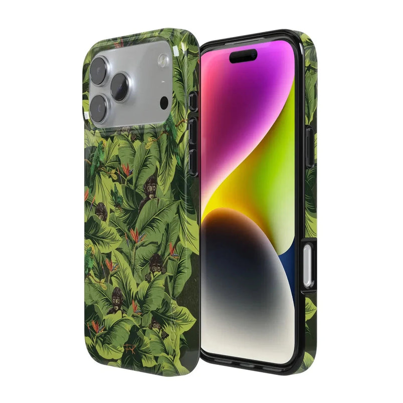 Sneaky Monkeys | Frida Kahlo Jungle Floral Case iPhone Case get.casely 