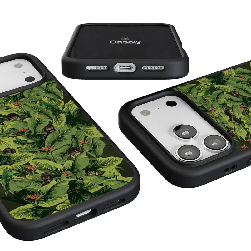 Sneaky Monkeys | Frida Kahlo Jungle Floral Case iPhone Case get.casely 