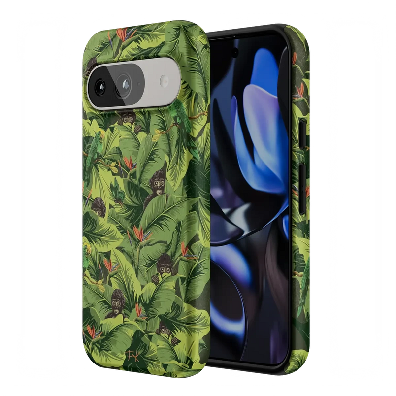 Sneaky Monkeys | Frida Kahlo Jungle Floral Case iPhone Case get.casely 