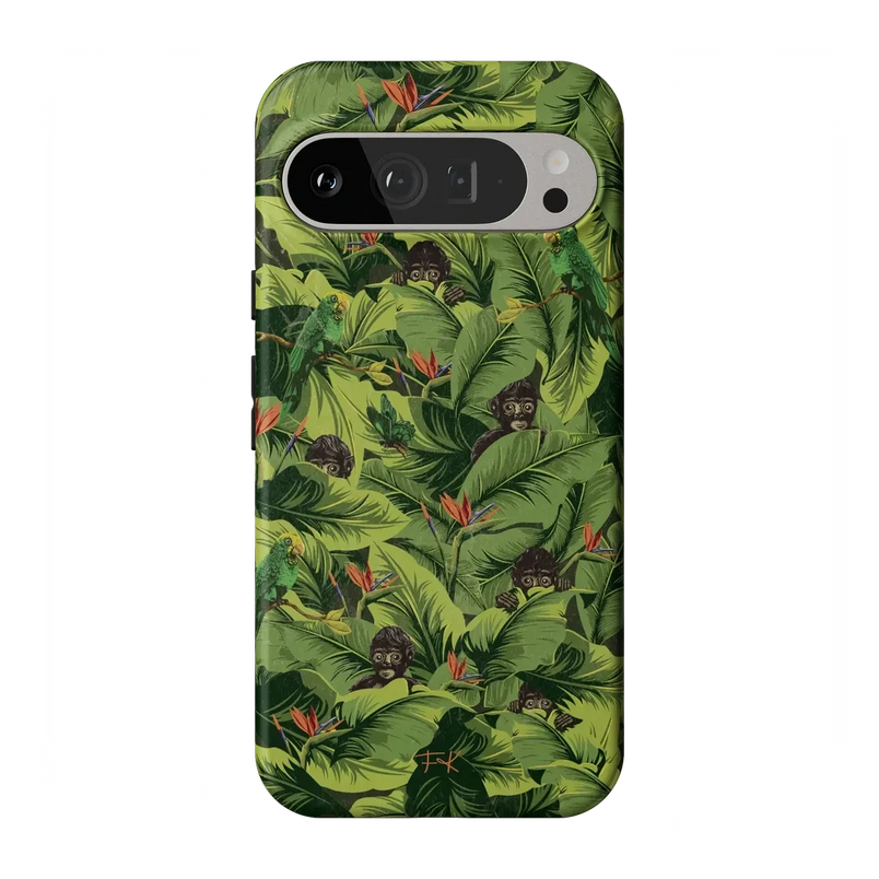 Sneaky Monkeys | Frida Kahlo Jungle Floral Case iPhone Case get.casely 