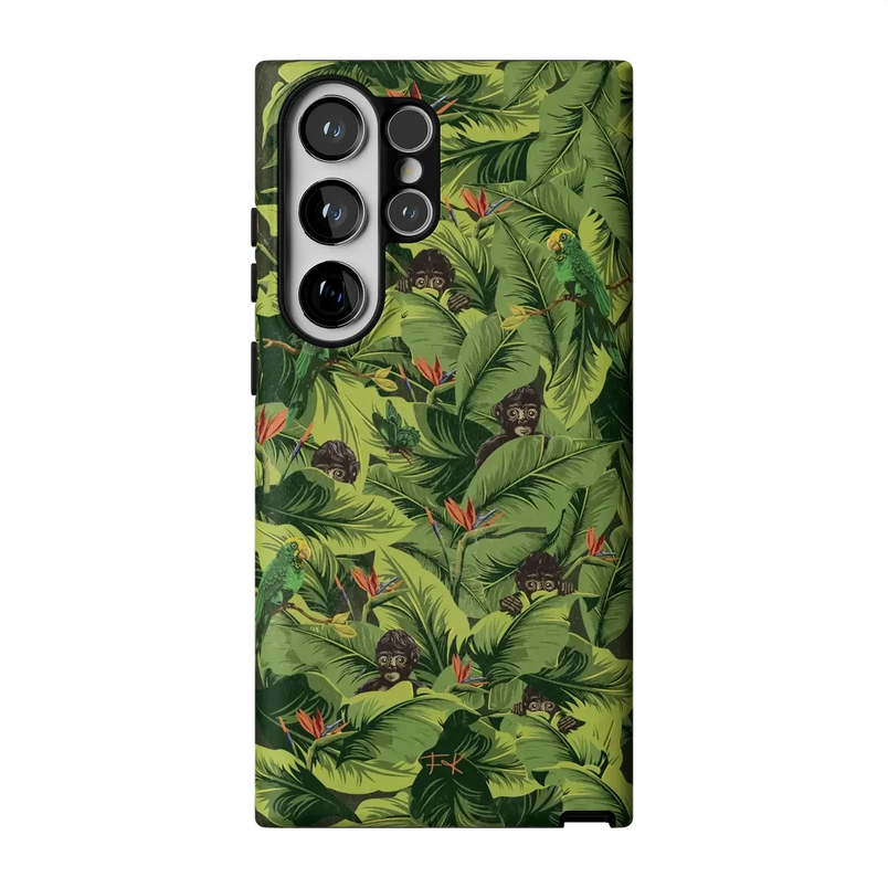 Sneaky Monkeys | Frida Kahlo Jungle Floral Case iPhone Case get.casely 