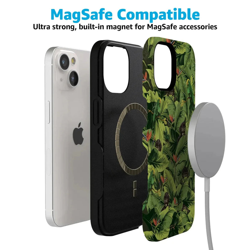 Sneaky Monkeys | Frida Kahlo Jungle Floral Case iPhone Case get.casely 