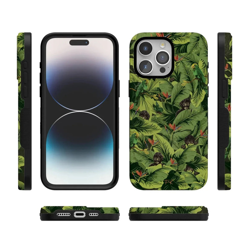 Sneaky Monkeys | Frida Kahlo Jungle Floral Case iPhone Case get.casely 