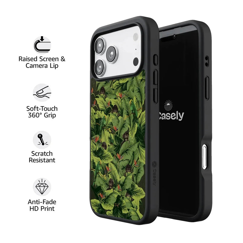 Sneaky Monkeys | Frida Kahlo Jungle Floral Case iPhone Case get.casely 