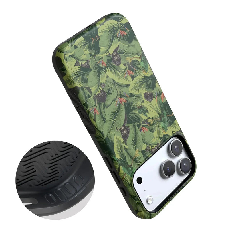 Sneaky Monkeys | Frida Kahlo Jungle Floral Case iPhone Case get.casely 
