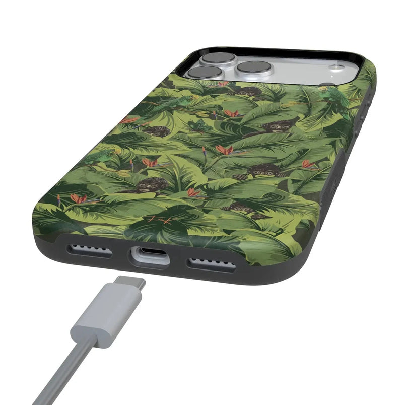 Sneaky Monkeys | Frida Kahlo Jungle Floral Case iPhone Case get.casely 
