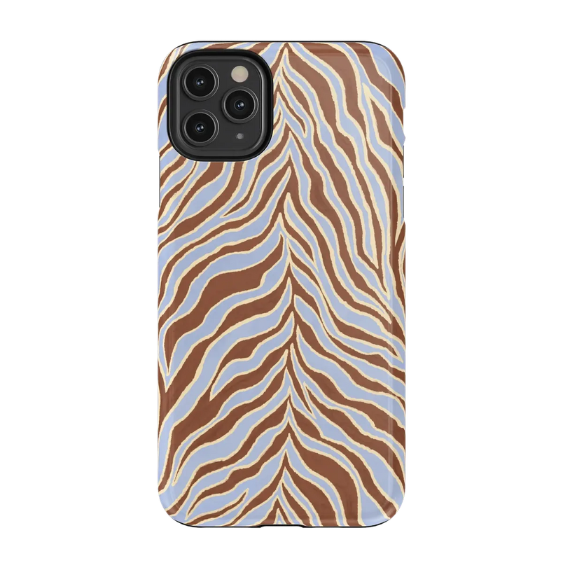 Untamed | Brown & Blue Zebra Case - iPhone 11 Pro