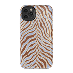 Untamed | Brown & Blue Zebra Case - iPhone 11 Pro