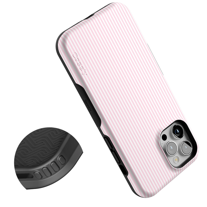 Stripes and the City | Light Pink Pinstripe Case