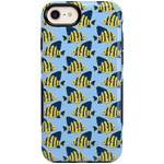 Something's Fishy | Navy Blue & Yellow Fish Print Case iPhone Case get.casely Bold iPhone 6/7/8 
