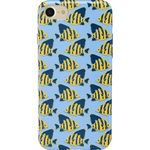 Something's Fishy | Navy Blue & Yellow Fish Print Case iPhone Case get.casely Classic iPhone 6/7/8 