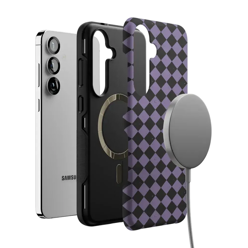 Midnight Hex | Purple Checkered Case