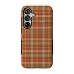 Spiced Chai | Fall Plaid Case Phone Case get.casely Bold Flex + MagSafe® Galaxy S25 Plus 