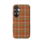 Spiced Chai | Fall Plaid Case Phone Case get.casely Bold Flex + MagSafe® Galaxy S25 