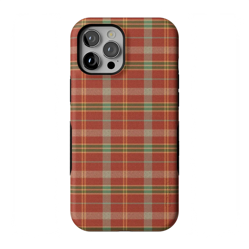 Spiced Chai | Fall Plaid Case Phone Case get.casely Bold Flex + MagSafe® iPhone 12 Pro Max 