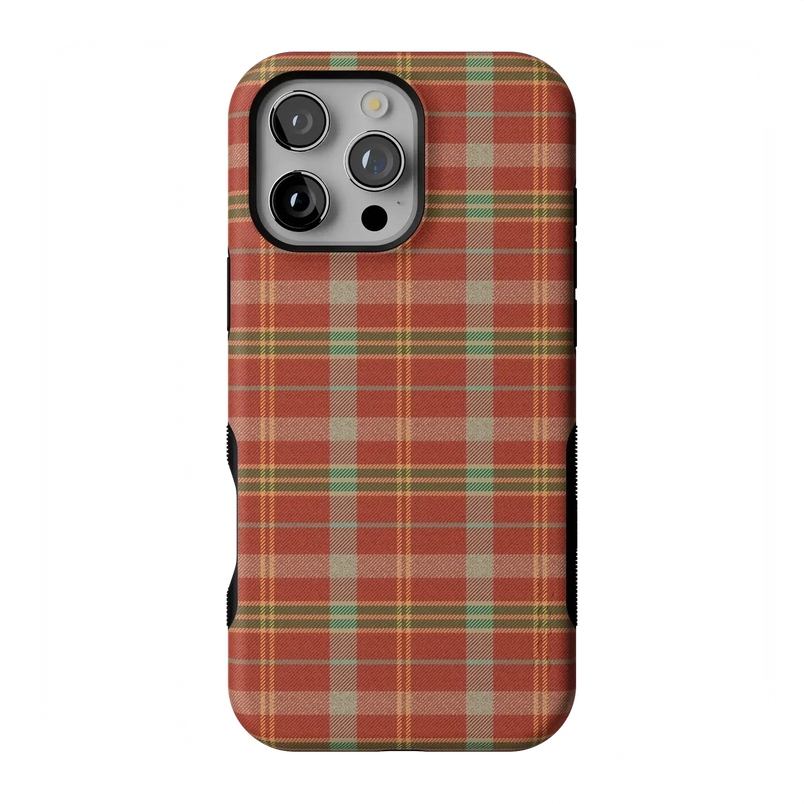 Spiced Chai | Fall Plaid Case Phone Case get.casely Bold Flex + MagSafe® iPhone 16 Pro Max 