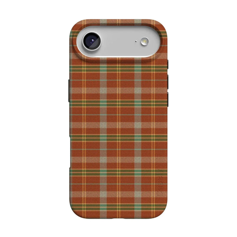 Spiced Chai | Fall Plaid Case Phone Case get.casely Classic + MagSafe® iPhone 17 Air 