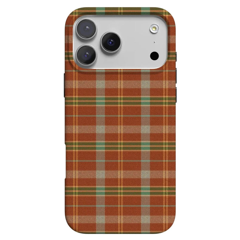 Spiced Chai | Fall Plaid Case Phone Case get.casely Classic + MagSafe® iPhone 17 Pro Max 