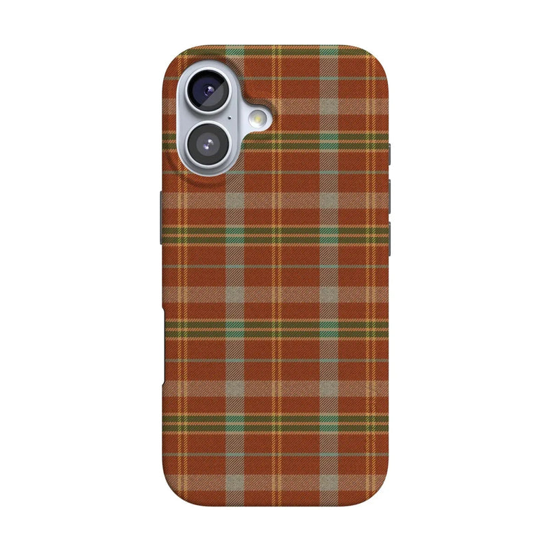 Spiced Chai | Fall Plaid Case Phone Case get.casely Classic + MagSafe® iPhone 17 