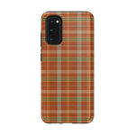 Spiced Chai | Fall Plaid Case Phone Case get.casely Essential Galaxy S20 