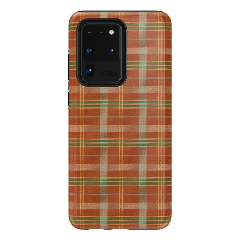 Spiced Chai | Fall Plaid Case Phone Case get.casely Essential Galaxy S20 Ultra 