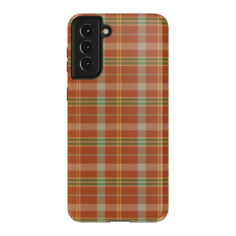 Spiced Chai | Fall Plaid Case Phone Case get.casely Essential Galaxy S21 Plus 