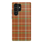 Spiced Chai | Fall Plaid Case Phone Case get.casely Essential Galaxy S22 Ultra 