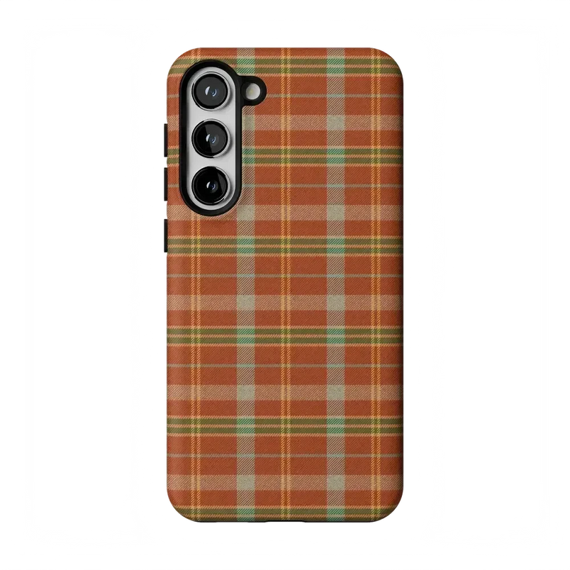 Spiced Chai | Fall Plaid Case Phone Case get.casely Essential Galaxy S23 Plus 