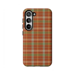 Spiced Chai | Fall Plaid Case Phone Case get.casely Essential Galaxy S23 