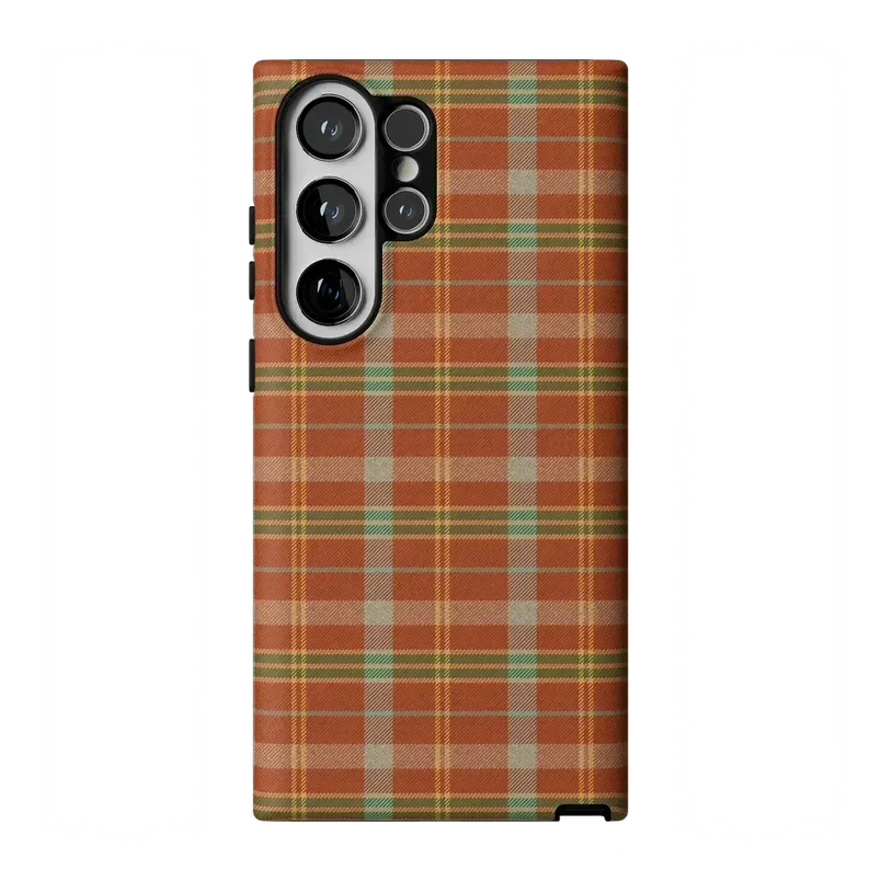 Spiced Chai | Fall Plaid Case Phone Case get.casely Essential Galaxy S23 Ultra 