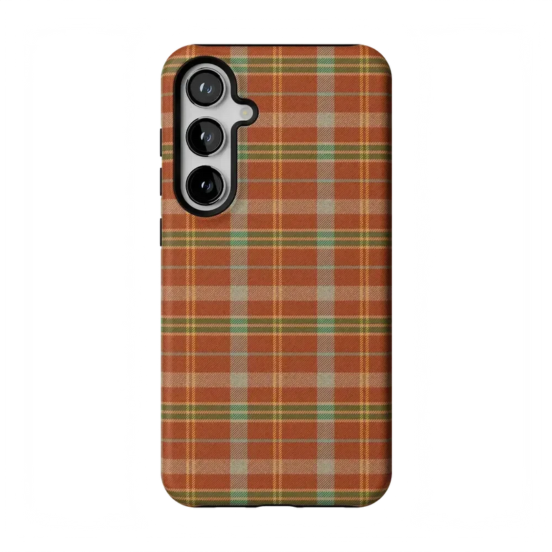 Spiced Chai | Fall Plaid Case Phone Case get.casely Essential Galaxy S24 Plus 