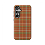 Spiced Chai | Fall Plaid Case Phone Case get.casely Essential Galaxy S24 