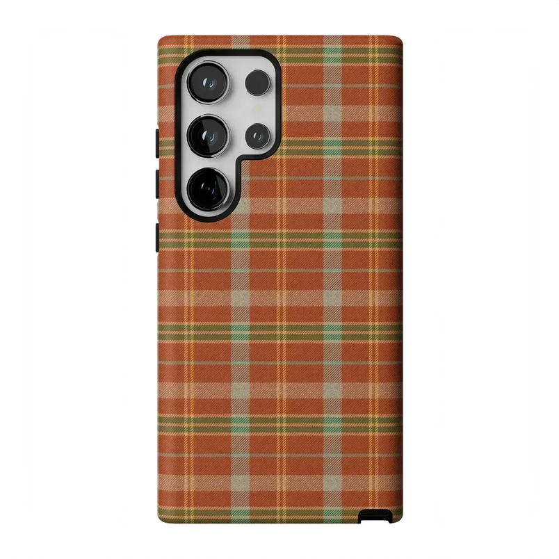 Spiced Chai | Fall Plaid Case Phone Case get.casely Essential Galaxy S24 Ultra 