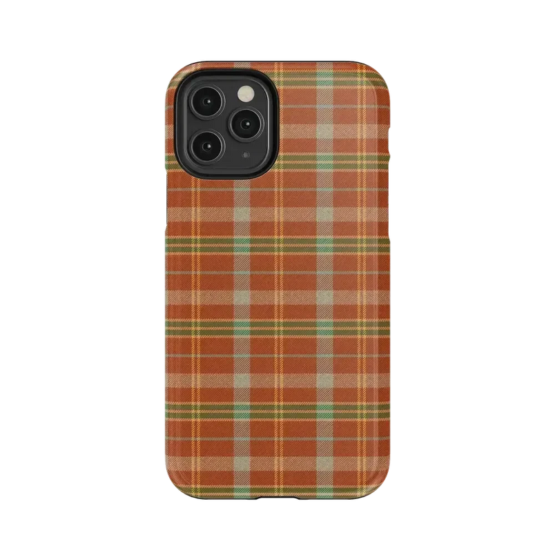 Spiced Chai | Fall Plaid Case Phone Case get.casely Essential iPhone 11 Pro 