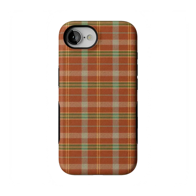 Spiced Chai | Fall Plaid Case Phone Case get.casely 