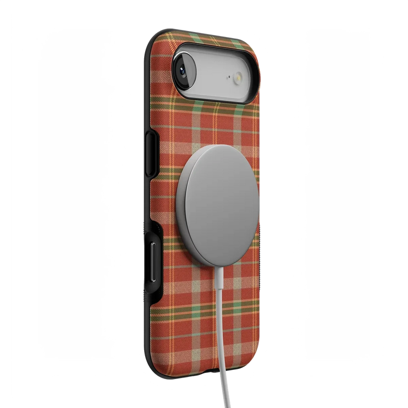 Spiced Chai | Fall Plaid Case Phone Case get.casely 