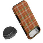 Spiced Chai | Fall Plaid Case Phone Case get.casely 