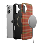 Spiced Chai | Fall Plaid Case Phone Case get.casely 