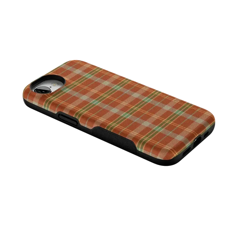 Spiced Chai | Fall Plaid Case Phone Case get.casely 