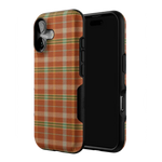 Spiced Chai | Fall Plaid Case Phone Case get.casely 